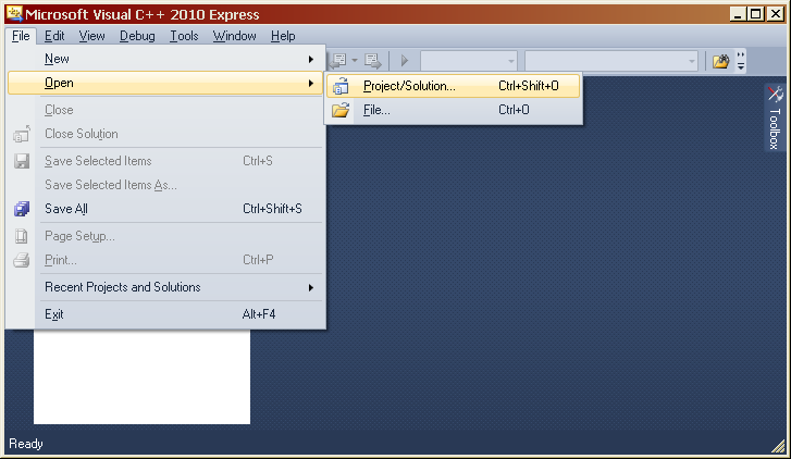 Visual C++ 2010 Express